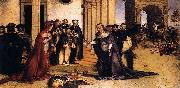 Lorenzo Lotto, St Dominic Raises Napoleone Orsini